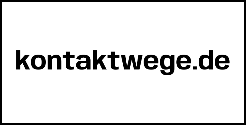 kontaktwege.de