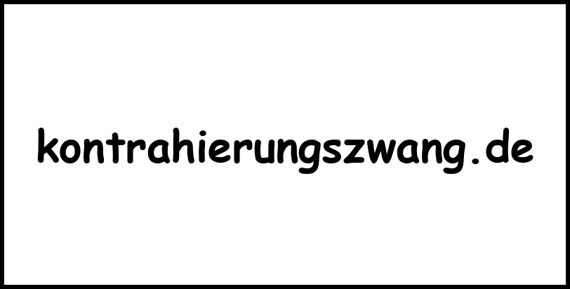 kontrahierungszwang.de