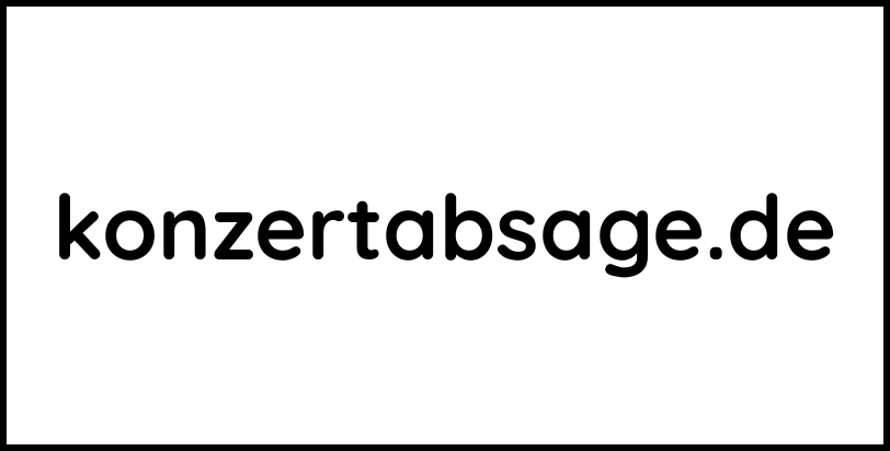 konzertabsage.de