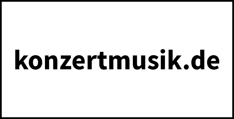 konzertmusik.de