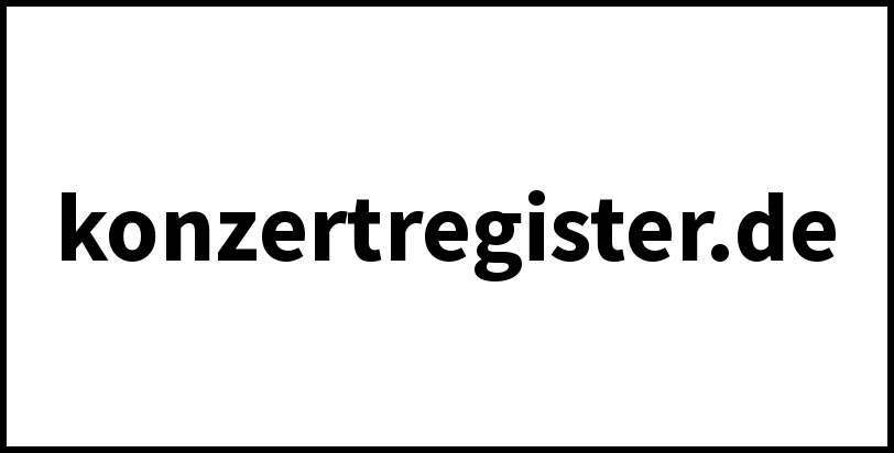 konzertregister.de