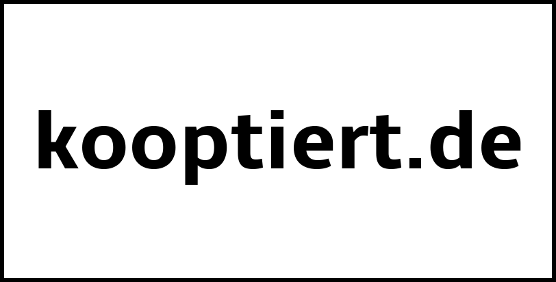 kooptiert.de