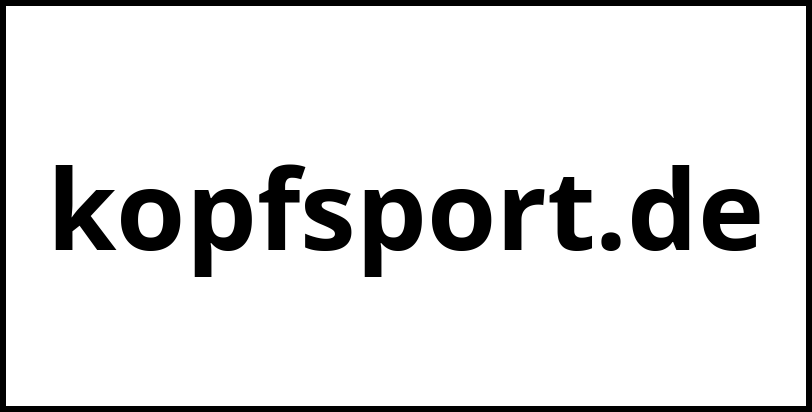 kopfsport.de