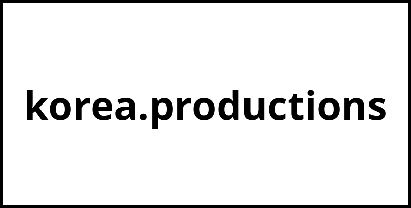 korea.productions