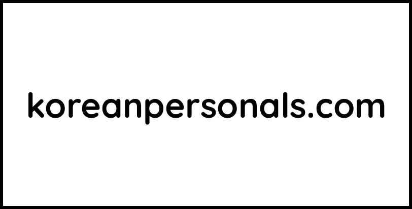 koreanpersonals.com