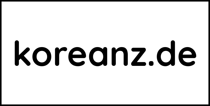 koreanz.de