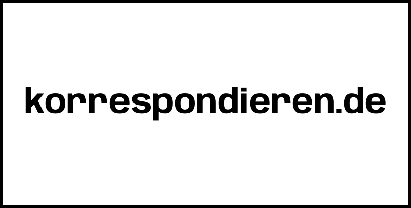 korrespondieren.de