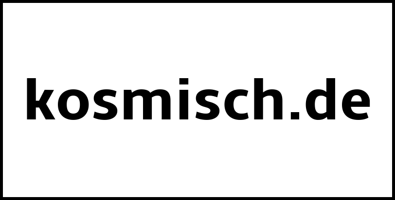 kosmisch.de