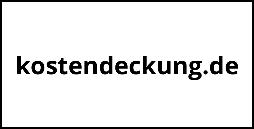 kostendeckung.de