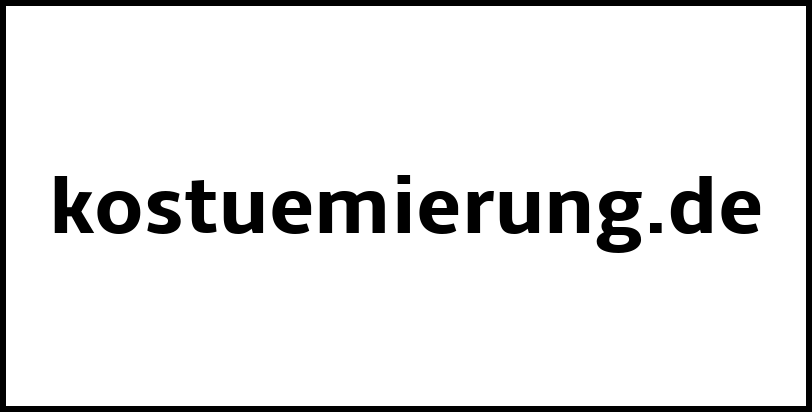 kostuemierung.de