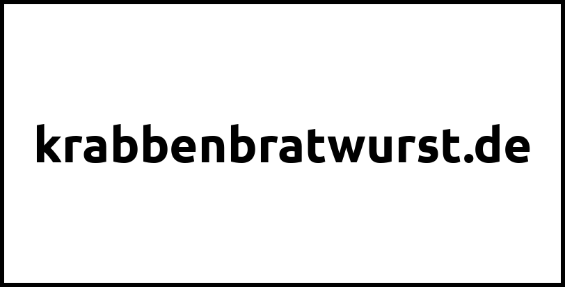 krabbenbratwurst.de