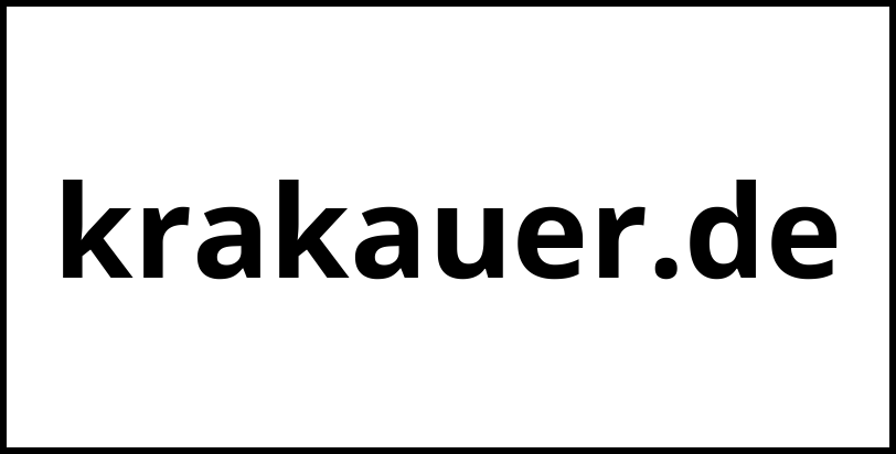 krakauer.de