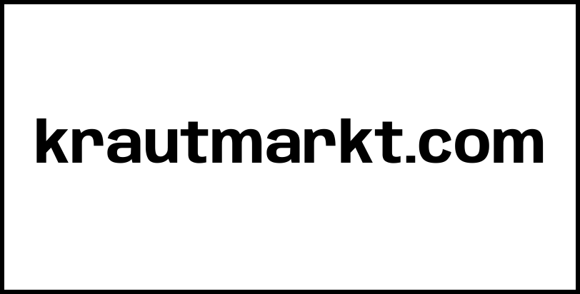 krautmarkt.com