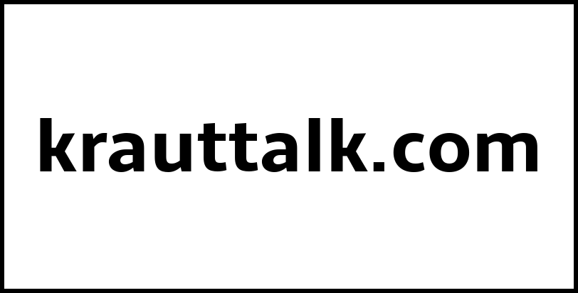krauttalk.com