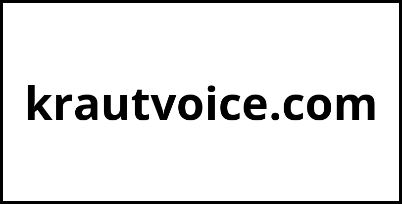 krautvoice.com