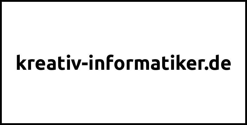 kreativ-informatiker.de