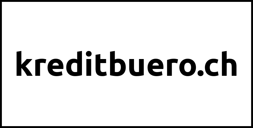 kreditbuero.ch