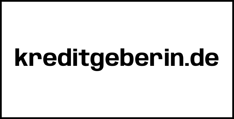 kreditgeberin.de