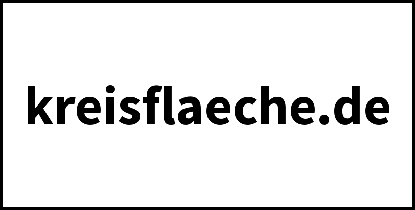 kreisflaeche.de