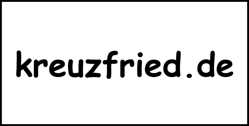 kreuzfried.de