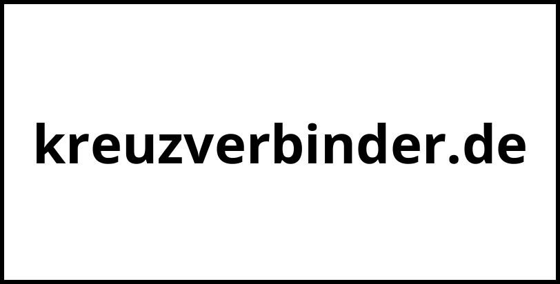 kreuzverbinder.de