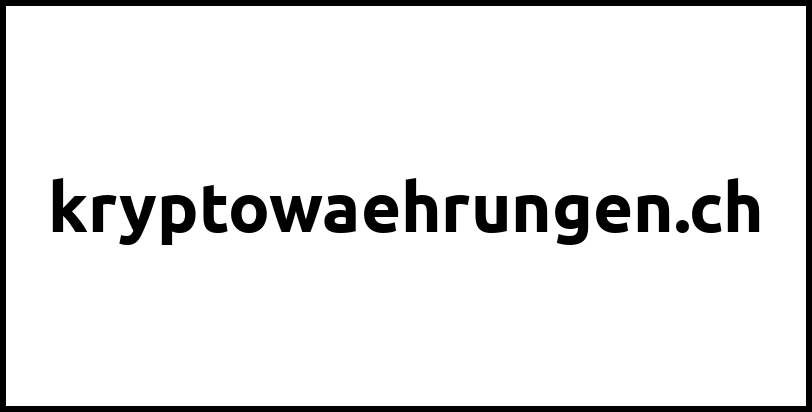 kryptowaehrungen.ch