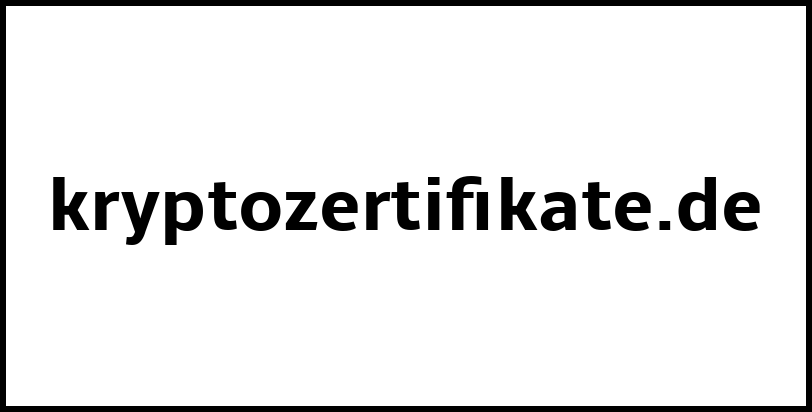 kryptozertifikate.de