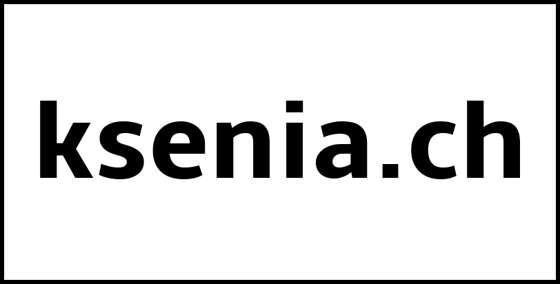 ksenia.ch