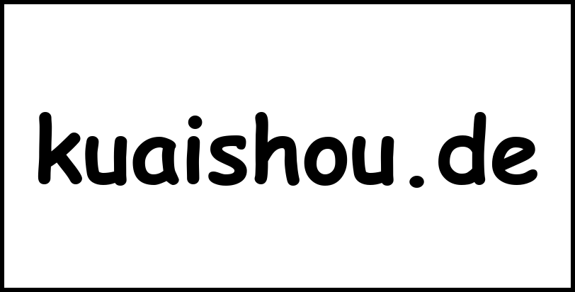 kuaishou.de