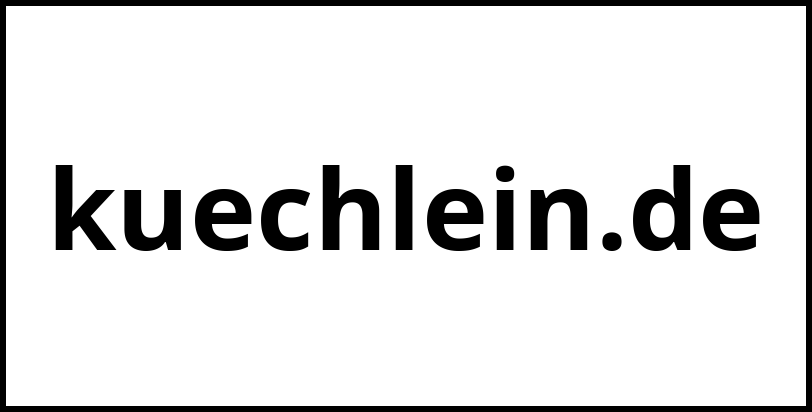 kuechlein.de