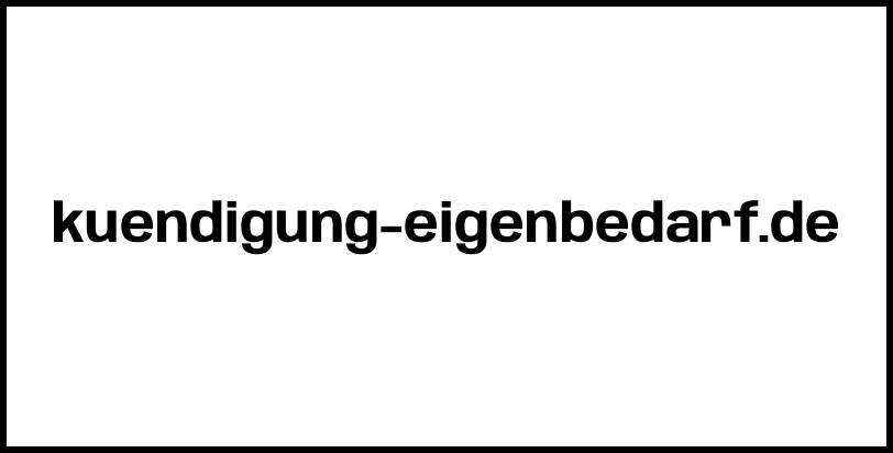 kuendigung-eigenbedarf.de