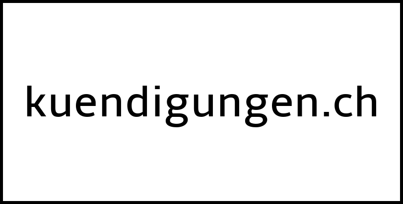 kuendigungen.ch