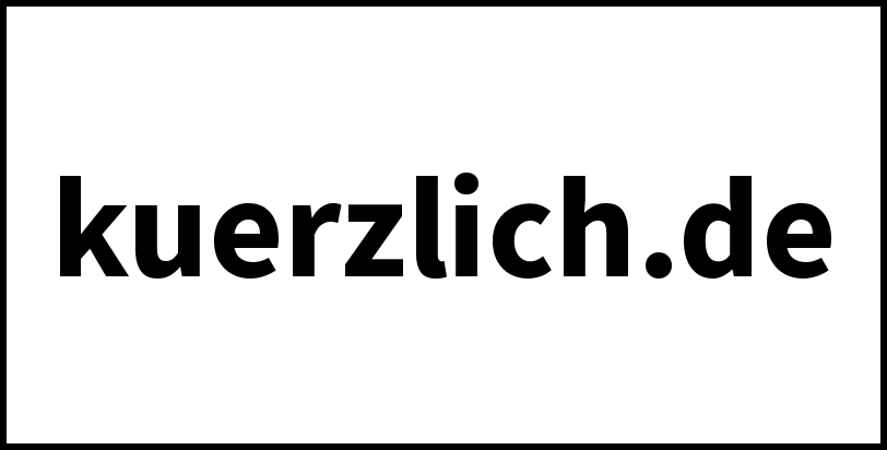 kuerzlich.de