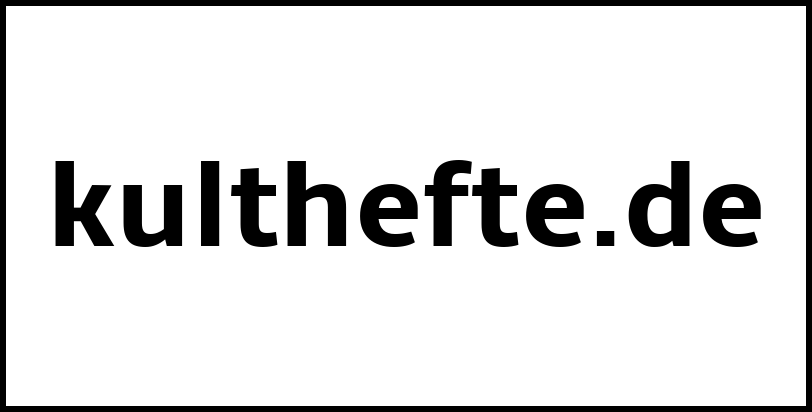 kulthefte.de