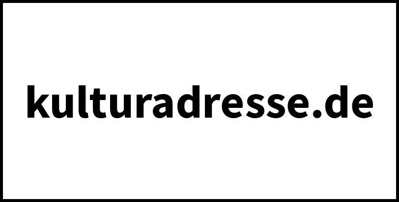 kulturadresse.de