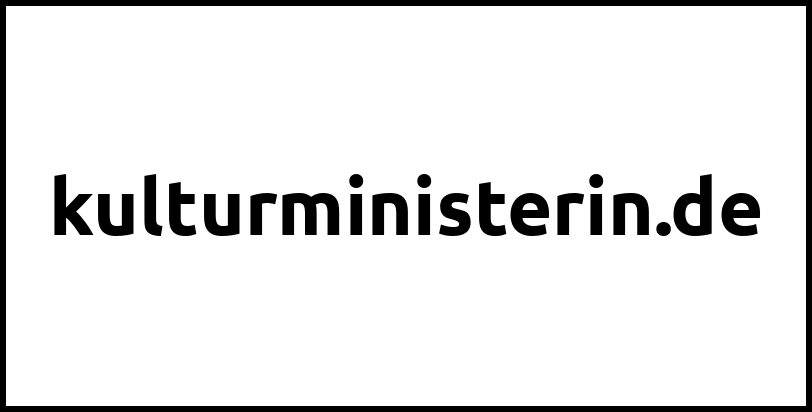 kulturministerin.de