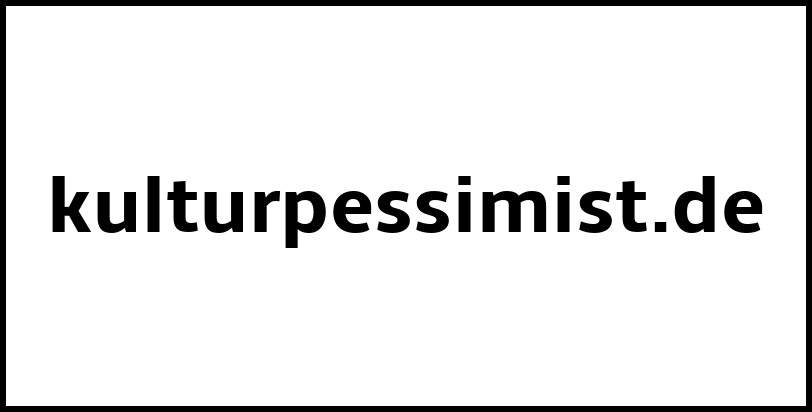 kulturpessimist.de