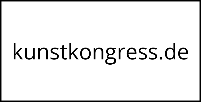 kunstkongress.de