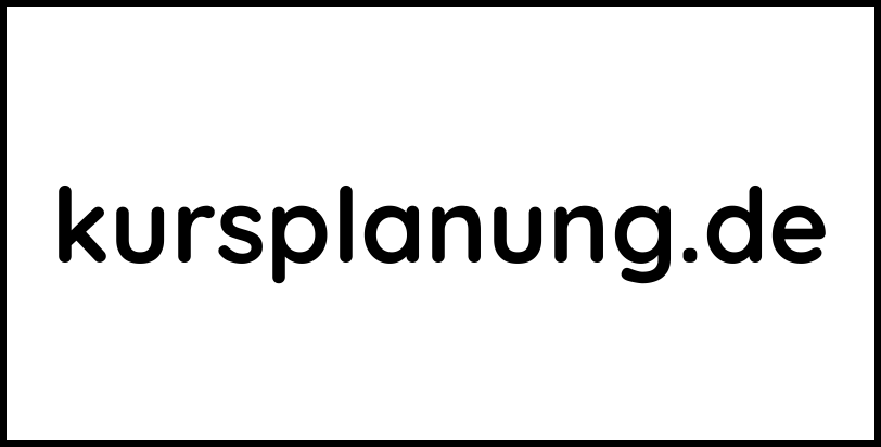kursplanung.de