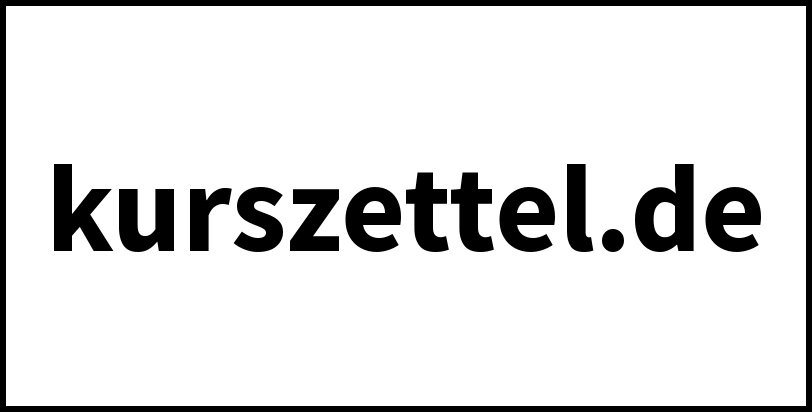 kurszettel.de