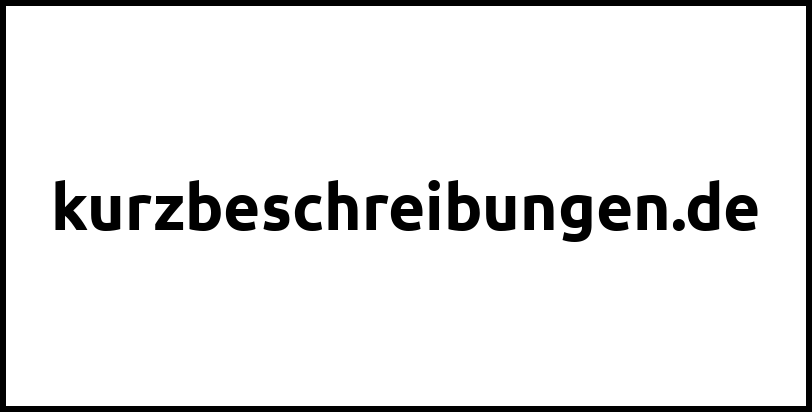 kurzbeschreibungen.de