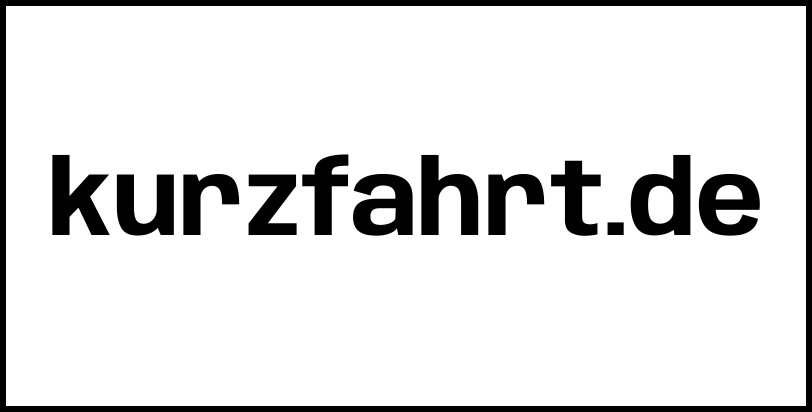 kurzfahrt.de