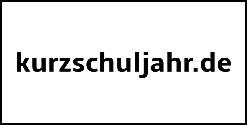 kurzschuljahr.de