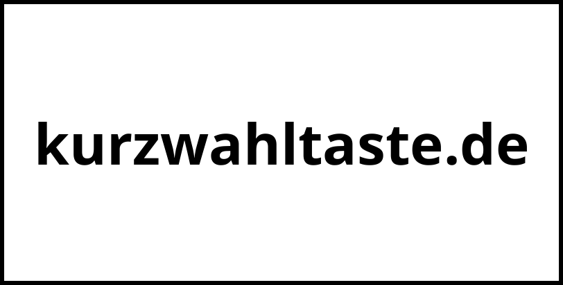 kurzwahltaste.de