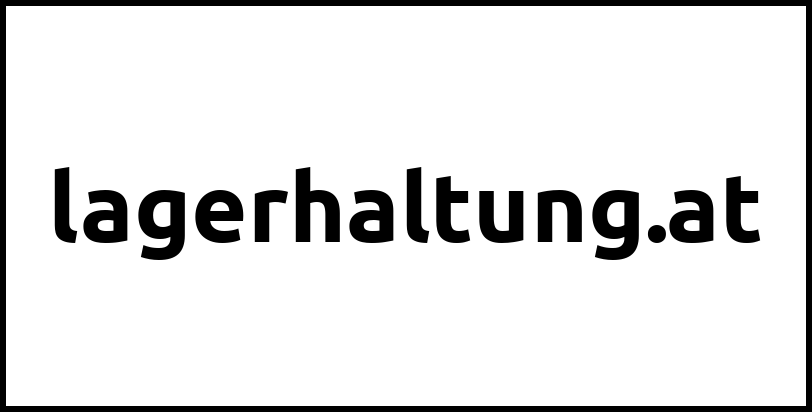 lagerhaltung.at