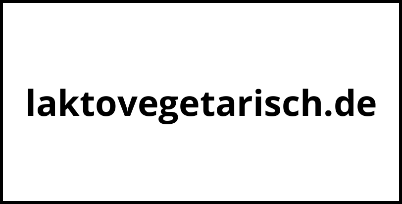 laktovegetarisch.de
