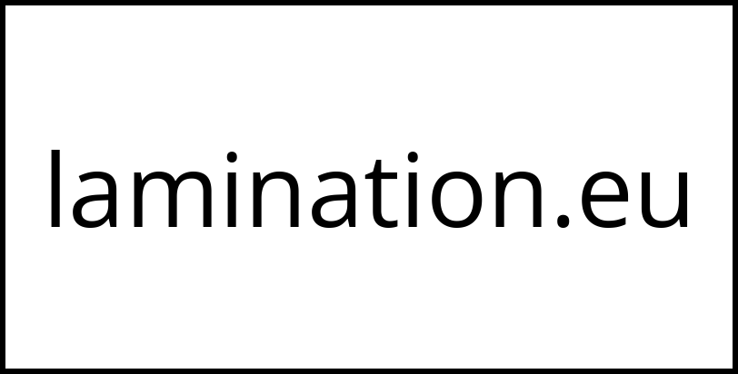 lamination.eu