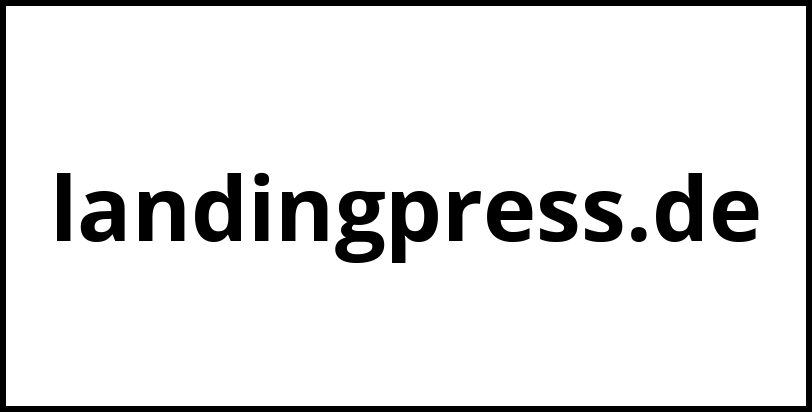 landingpress.de