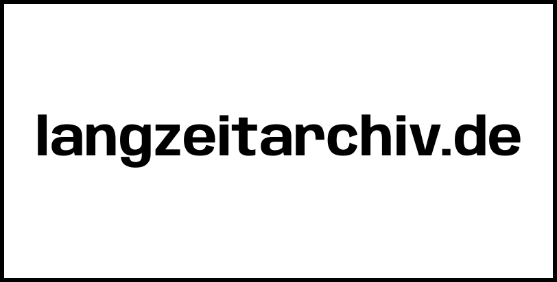 langzeitarchiv.de