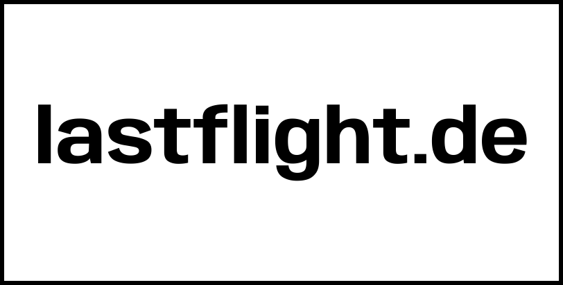 lastflight.de
